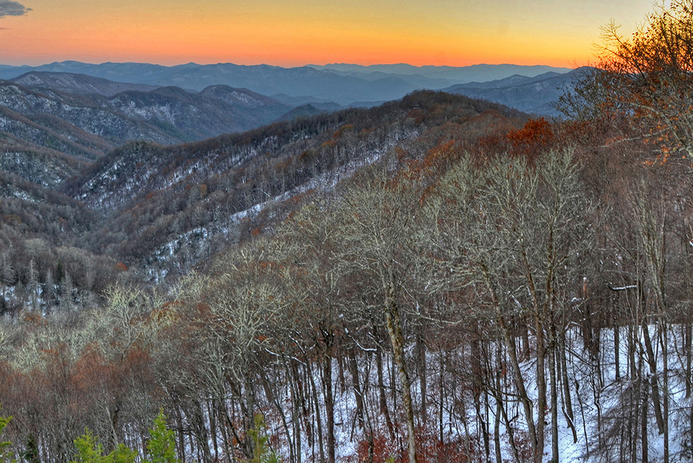 Winter-NewfGap Newfound Gap winter